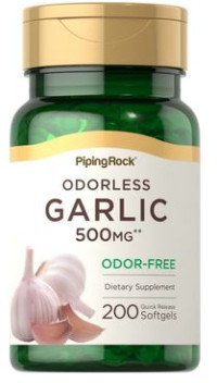 Odorless Garlic 500 mg PipingRock