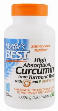 Curcumin C3 Complex 1000 mg, 120 tab. Doctor`s Best