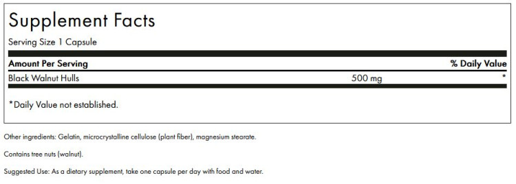 Black Walnut Hulls premium innhold