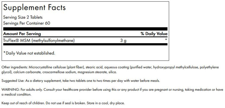 Msm Methylsulfonylmethane
