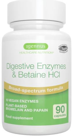 Digestive Enzymes og Betaine HCI