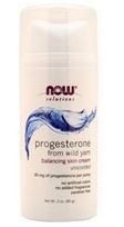Natural Progesterone 3oz (85g) Now