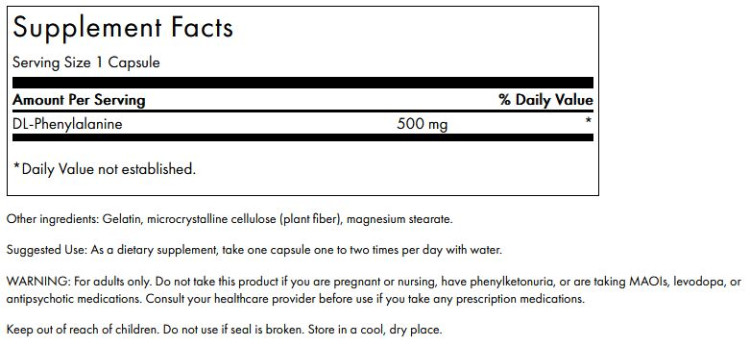 DL-Phenylalanine innhold