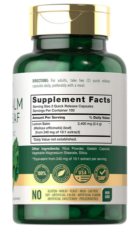 Lemon Balm Melissa Carlyle/PipinRock