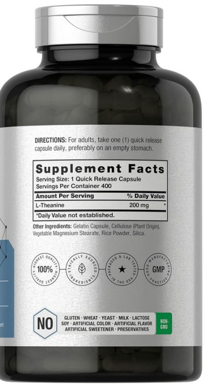 L-Theanine Carlyle/Horbäach innhold