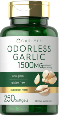 Odorless Garlic 1500 mg Carlyle 