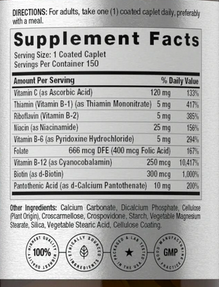 B complex Horbäach innhold
