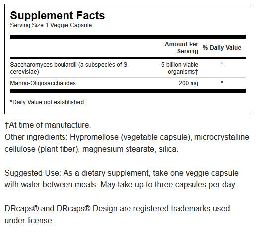 Saccharomyces Boulardii Swanson innhold