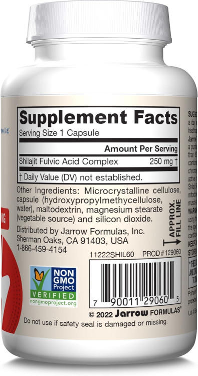 Shilajit Jarrow Formulas