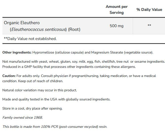 Eleuthero (Russisk Rot) Now