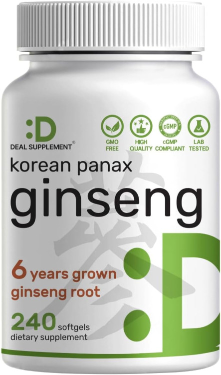 Korean Panax Ginseng Deal Supplement